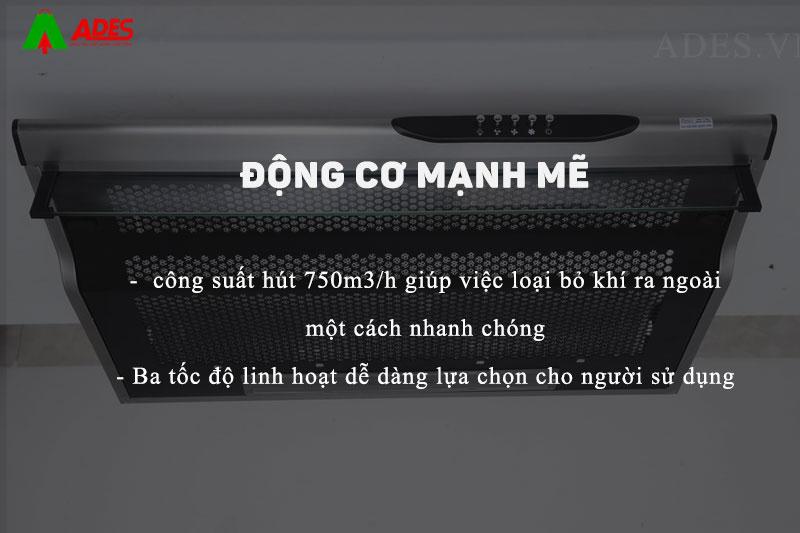 Dong co manh me, hut mui nhanh chong